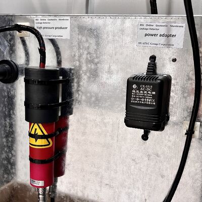 HUATEC-8DJ 0.05-10mm ความหนา Geotextile Leak Detector LCD Display ความแม่นยําสูง HDPE เครื่องทดสอบหลุมขีด