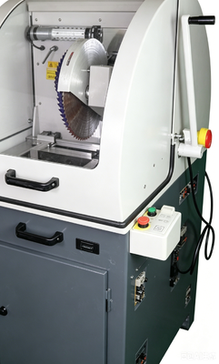HC-350A ขนาดใหญ่แนวตั้งเครื่องตัด Metallographic บดล้อห้องปฏิบัติการโลหะอโลหะเครื่องตัดตัวอย่าง
