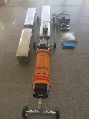 HUATEC X-Ray Pipeline Crawler ใช้งานง่ายตรวจจับเส้นผสมของท่อไฟยาว
