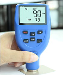 TG-1630 Auto Ferrous Nonferrous Coating Thickness Gauge Magnetic Eddy Current เทคโนโลยีสองแบบ ทดสอบความหนาของสี