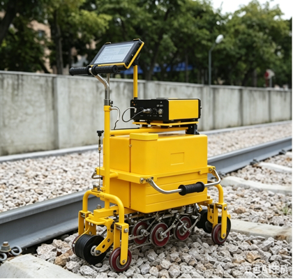 FD-GT-20 รถไฟเบา Ultrasonic Defect Detector 10 ช่อง A/B Scan WIFI GPS Cloud Storage รถไฟฟ้า Track Defect Inspection Trolley