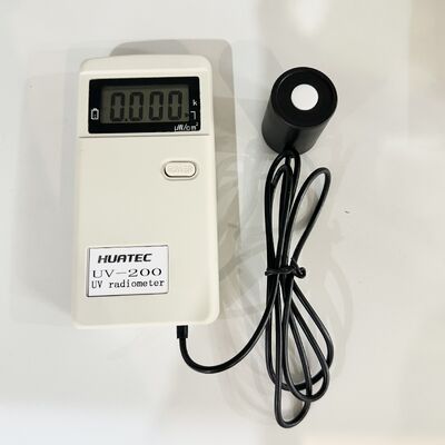 ยูวี-200 ยูวีเรดิโอเมตรแบบพกพา อัตราเลือก 254/297/310/365nm เครื่องตรวจจับยูวีเรดิโอเมตรสําหรับการปลูกพืช