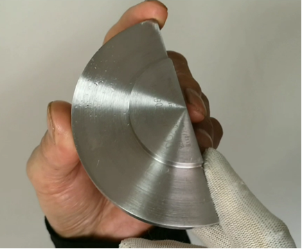 DC Type UT Calibration Block 1.0 "& 2.0" Radius Shear Wave Distance Calibration Reference Block สำหรับเครื่องตรวจจับข้อบกพร่องแบบอัลตราโซนิก