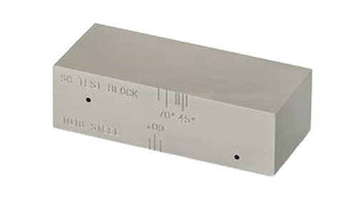 SC UT ความละเอียดความรู้สึกบล็อกอ้างอิง 0.905"×1.25"×3" NDT สัมผัสคลื่นตัดความละเอียดความละเอียดตัวอย่าง
