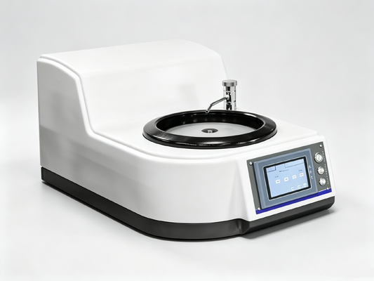 HPA-1SE เครื่องเลืองโลหะแบบเลืองแผ่นเดียว เครื่องเลืองโลหะ 1KW มอเตอร์ 5-1500RPM เครื่องเลืองตัวอย่างโลหะด้วยจอสัมผัส