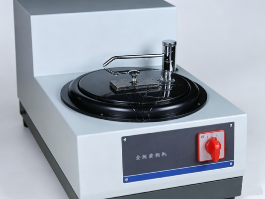 HPA-1E เสียงต่ำคู่มือ Metallographic เครื่องบดขัดมอเตอร์น้ำหล่อเย็นโรตารีโลหะเครื่องขัดตัวอย่าง