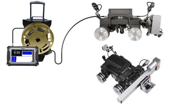 TG-M90 Magnetic Crawler C-scan Corrosion Thickness Measurement with Remote Control System and No Couplant Needed