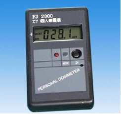 FJ-2000 Personal Dosimeter X Gamma Radiation Detector 0.0μSv~99.99mSv Radiation Dose Monitor