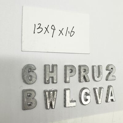 X-Ray Lead Letter จาก A ถึง Z Flat Face NDT อุปกรณ์เสริมเครื่องตรวจจับข้อบกพร่อง X-Ray อุตสาหกรรม