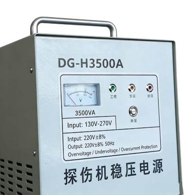 DG-H3500A 3500VA เครื่องปรับความตึง 130V-270V การป้องกันความช้าของกระแสไฟฟ้าเกินระยะทางสําหรับเครื่องตรวจสอบความผิดพลาด