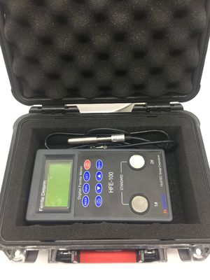 HFE-100 เครื่องทดสอบสารประกอบของเฟอริตแบบพกพา Fe% / FN WRC เครื่องทดสอบการปั่นแบบหน่วยสองหน่วยสําหรับการปั่นเหล็ก austenitic & duplex