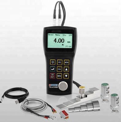 ผ่านโหมดการเคลือบ 2.5-18.0 มม (probe PT-08 และ PT-12 อัลตรasonic Thickness Gauge Echo-Echo TG-4100