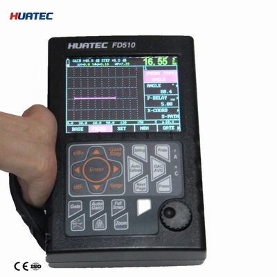 อัตโนมัติ Calibration Ultrasonic Defect Detector อุปกรณ์ NDT ดิจิตอล พกพา DAC AVG AWS