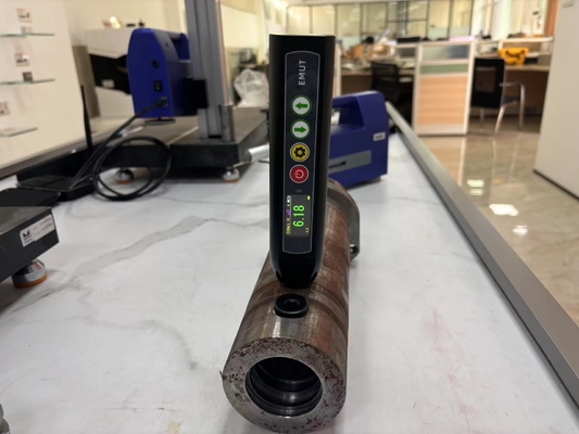 เครื่องวัดความหนาแบบแม่เหล็กไฟฟ้า ultrasonic ± 0.01mm ความแม่นยํา